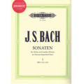 Bach, JS: Sonatas for Violin and Keyboard, Vol. 1 Bk/CD/Peters