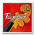 Pirastro Flexocor Cello D String, Ropecore/Titan-Chrome Stark