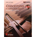 Janschinow: Concertino in Russian Style, Op. 35 - Violin and Piano-Bk/CD Set