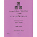 Bach, JS: 12 Duets From Anna Magdalena Bach Notebook, Vln, Clo