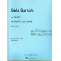 Bartok: 44 Duos For Two Violins, Vol. 2