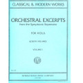 Orchestral Excerpts For Viola, Vol. 1/Intl