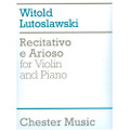 Lutoslawski: Recitativo E Arioso For Violin And Piano/Chester