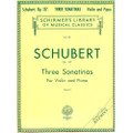 Schubert: Three Sonatinas, Op. 137, Violin And Piano/Schirmer