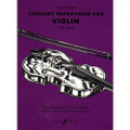 Concert Repertoire for Violin and Piano