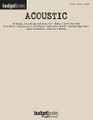 Acoustic (Budget Books)