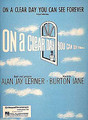 On a Clear Day You Can See Forever (Vocal Selections)