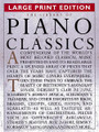 The Library of Piano Classics - Large Print Edition
