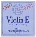 Larsen Original, Violin E, Gold Plated Steel, Loop, 4/4, Soft