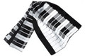 Chiffon/Satin Keyboard Scarf