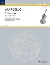 2 Sonatas: No. 5 in G Major and No. 6 in C Major (for Violoncello and Piano). By Benedetto Marcello (1686-1739). Edited by Gerhart Darmstadt. Arranged by Egino Klepper. For Cello, Piano. Cello-Bibliothek (Cello Library). 20 pages. Schott Music #CB61. Published by Schott Music.

The six Sonatas of Benedetto Marcello are staples of baroque compositions for the cello. Already during the composer's lifetime, the pieces were well-known and published around Europe. The pieces are of moderate difficulty and presented here with the original continuo part as well as a realized piano version.