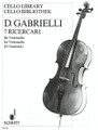 7 Ricercari. (Cello Solo). By Domenico Gabrielli (1651-1690). For Cello. Cello-Bibliothek (Cello Library). 28 pages. Schott Music #CB122. Published by Schott Music.