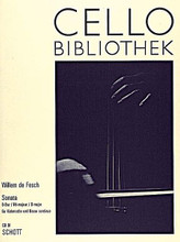 Cello Sonata Op. 13/5 D Major by Willem De Fesch. Cello-Bibliothek (Cello Library). 16 pages. Schott Music #CB91. Published by Schott Music.