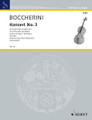 Concerto No. 3 in G Major. (Cello and Basso Continuo). By Luigi Boccherini (1743-1805). For Cello. Cello-Bibliothek (Cello Library). Piano Reduction with Solo Part. 39 pages. Schott Music #CB114. Published by Schott Music.