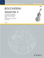 Concerto No. 4 C Major. (Cello). By Luigi Boccherini (1743-1805). For Cello. Cello-Bibliothek (Cello Library). Piano Reduction with Solo Part. 32 pages. Schott Music #CB115. Published by Schott Music.