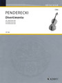 Divertimento (1994/2000/2003). (Violoncello Solo). By Krzysztof Penderecki (1933-). For Cello. Cello-Bibliothek (Cello Library). 11 pages. Schott Music #CB158. Published by Schott Music.