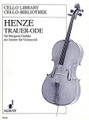 Henze Trauer-ode For Margaret Geddes 6vc Sc/pts by Hans Werner Henze (1926-). Cello-Bibliothek (Cello Library). Score and Parts. 30 pages. Schott Music #CB166. Published by Schott Music.