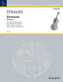 Romanze in F Major. (Cello and Piano). By Richard Strauss (1864-1949). For Cello. Cello-Bibliothek (Cello Library). Piano Reduction with Solo Part. 18 pages. Schott Music #CB134. Published by Schott Music.