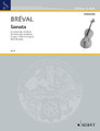 Sonata in C Major, Op. 42 (Cello and Piano). By Jean Baptiste Breval and Jean Baptiste Br. Arranged by Joachim Stutchewsky. For Cello, Piano. Cello-Bibliothek (Cello Library). 17 pages. Schott Music #CB21. Published by Schott Music.