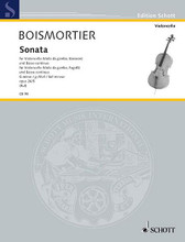 Sonata in G Minor Op. 26, No. 5. (Cello and Piano). By Joseph Bodin de Boismortier. For Cello. Cello-Bibliothek (Cello Library). 15 pages. Schott Music #CB98. Published by Schott Music.