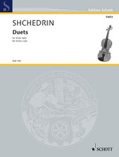 Duets. (for Solo Violin). By Rodion Shchedrin (1932-). For Violin. Violin-Bibliothek (Violin Library). 12 pages. Schott Music #VLB103. Published by Schott Music.
Product,53331,Elegy,P,HL.49012377,,,,Right,<p><span><span>Elegy. (for Violin and Piano Reduction). By Keith Jarrett (1945-). For Piano