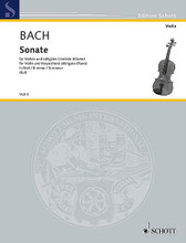 Sonata in B Minor. (for Violin and Basso Continuo). By Carl Philipp Emanuel Bach (1714-1788). For Violin, Basso Continuo, Piano Accompaniment. Violin-Bibliothek (Violin Library). 38 pages. Schott Music #VLB3. Published by Schott Music.