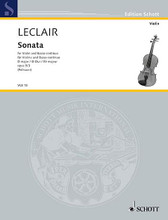 Sonata in D Major, Op. 9/3. (for Violin and Basso Continuo). By Jean-Marie Leclair (1697-1764). For Violin, Basso Continuo. Violin-Bibliothek (Violin Library). 31 pages. Schott Music #VLB15. Published by Schott Music.