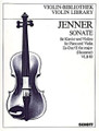 Sonata in E-Flat Major. (for Violin and Piano). By Gustav Jenner. For Piano, Violin. Violin-Bibliothek (Violin Library). 40 pages. Schott Music #VLB80. Published by Schott Music.