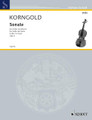 Sonata in G Major, Op. 6. (for Violin and Piano). By Erich Wolfgang Korngold (1897-1957). For Piano, Violin. Violin-Bibliothek (Violin Library). 86 pages. Schott Music #VLB76. Published by Schott Music.