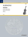 Sonata in G Minor, Op.6/2. (for Violin and Basso Continuo). By Tomaso Giovanni Albinoni (1671-1751). For Violin, Basso Continuo, Piano Accompaniment. Violin-Bibliothek (Violin Library). 20 pages. Schott Music #VLB2. Published by Schott Music.