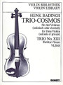Trio-Cosmos No. 13. (for 3 Violins - Score and Parts). By Henk Badings. For String Duet, Violin Trio. Violin-Bibliothek (Violin Library). Score and Parts. 44 pages. Schott Music #VLB68. Published by Schott Music