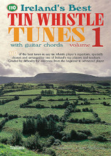 110 Ireland's Best Tin Whistle Tunes - Volume 1 (with Guitar Chords). Edited by Claire McKenna. For Tinwhistle, Pennywhistle. Waltons Irish Music Books. Softcover. 110 pages. Hal Leonard #WM1313. Published by Hal Leonard.

110 of the best tunes in any tin whistle player's repertoire, specially chosen and arranged by one of Ireland's top players and teachers and graded by difficulty for everyone from the beginner to advanced player.

Volume 1 includes slow airs, polkas, slides and more, including: An Ghaoth Aneas • Baidin Fheidlimidh • Bheir Me O • Boolavogue • Buachaill on Eirne • Eibhlin a Run • Fainne Geal an Lae • The Foggy Dew • Molly Malone • Oro Se do Bheatha Abhaile • and more.