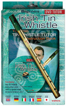 Absolute Beginners Irish Tin Whistle. (DVD Pack (includes D whistle, instruction book and demonstration DVD)). For Tinwhistle, Pennywhistle. Waltons Irish Music Dvd. Softcover with DVD. Hal Leonard #WM1572. Published by Hal Leonard.

A superb, interactive and step-by-step tin whistle instruction pack for the complete beginner. Developed by Harry Long, a renowned player in traditional Irish music circles, this unique teaching method provides a solid foundation in the art of playing traditional music. The instruction book features 12 easy-to-follow lessons, animated notation and fingering, and a selecion of popular Irish tunes for the beginners repertoire. The pack also includes a key of D whistle and a demonstration DVD with language choices for French, Spanish, German, Italian or Japanese subtitles.