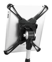 Manhasset Stand Mount for iPad 2/3 gig Easy. General Merchandise. Hal Leonard #SM4C2. Published by Hal Leonard.

The GigEasy Manhasset Stand Mount allows you to attach an iPad to a traditional Manhasset music stand, by simply removing the Manhasset desk and attaching the GigEasy mount with its Voyager twist-locking mechanism. Spring-loaded arms grip the iPad firmly and securely, and our unique 360-degree rotation feature allows the user to switch quickly between landscape and portrait modes. The Manhasset tilt mechanism permits one-handed adjustment of the iPad's viewing angle. Made in USA of sturdy injection-molded thermoplastic, and covered by a one-year warranty. (Manhasset stand not included).