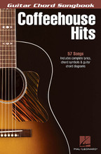 Coffeehouse Hits by Various. For Guitar. Guitar Chord Songbook. Softcover. 168 pages. Published by Hal Leonard.

Demitasse arrangements for 57 singer-songwriter hits. Includes lyrics, chord symbols & guitar chord diagrams for: Black Horse and the Cherry Tree • Don't Know Why • Fallin' for You • Fast Car • Fugitive • Hallelujah • If It Makes You Happy • Jealousy • Least Complicated • Meet Virginia • Name • One of Us • Round Here • The Space Between • Steal My Kisses • Sunny Came Home • Tom's Diner • Torn • Wonderwall • You Learn • and more.