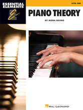 Essential Elements Piano Theory - Level 1. For Piano/Keyboard. Educational Piano Library. Softcover. 40 pages. Published by Hal Leonard.

Essential Elements Piano Theory is a comprehensive course designed to help students master theory concepts. New concepts are gradually introduced in a clearly presented format, followed by sufficient and effective reinforcement. Each book features three sections of “Musical Mastery” which include ear training, mastery in rhythm, symbols, reading, and analysis. Students learn to apply their theoretical knowledge in a musical context through such elements as improvisation, transposition, reading lead lines and standard chord progressions. Each book concludes with a section of “Theory Mastery” which includes a review test and ear training. The creative and fun approach of this series applies the student's understanding of theory to real musical examples, and will enhance and supplement any method book.