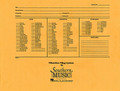 Musidex Band/orchestra Concert Size Filing Env. (Text And Printed Material/Musi-dex). Musi-Dex. Southern Music. Southern Music Company #F11. Published by Southern Music Company.