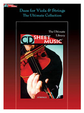 Duos for Viola and Strings. (The Ultimate Collection). By Various. For Viola. CD Sheet Music. CD-ROM. 8 pages. Published by CD Sheet Music.

This CD contains scores and parts for 45 duets, over 1200 pages of scored music for two violas, viola and violin, and viola and cello. Also included are articles on the composers represented in this collection and related entries from the 1911 edition of the Grove's Dictionary of Music and Musicians. Works on PC or Mac computers, uses Acrobat Reader® – no special software or skill required. You can print unlimited copies for personal use.

About CD Sheet Music (Version 2.0)

CD Sheet Music (Version 2.0) titles allow you to own a music library that rivals the great collections of the world! Version 2.0 improves upon the earlier edition in a number of important ways, including an invaluable searchable table of contents, biographical excerpts, and faster loading.

CD Sheet Music (Version 2.0) titles work on PC and Mac systems. Each page of music is viewable and printable using Adobe Acrobat. Music is formatted for printing on 8.5" x 11" paper.