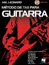 Hal Leonard Guitar Tab Method. (Spanish Edition). For Guitar. Guitar Tab Method. Softcover with CD. Guitar tablature. 32 pages. Published by Hal Leonard.

The revolutionary Hal Leonard Guitar Tab Method (HL.697411) is now available in a Spanish edition.

Song List:

    About A Girl
    Come Out And Play
    Malaguena
    Don't Fear The Reaper
    My Name Is Jonas
    All Along The Watchtower
    Electric Funeral
    Space Truckin'
    Smoke On The Water
    Hava Nagila (Let's Be Happy)
    James Bond Theme
    Knockin' On Heaven's Door
    Fur Elise
    Brain Stew (The Godzilla Remix)
    Super Freak
    Lean On Me
    Ain't No Sunshine
    Aqualung
    Boom Boom
    more.