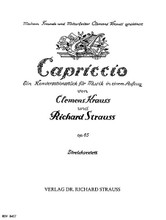 String Sextet (capriccio) Op. 85 Parts Str Chamber by Richard Strauss (1864-1949). For String Sextet (Parts). Boosey & Hawkes Chamber Music. 44 pages. Boosey & Hawkes #M060117312. Published by Boosey & Hawkes.

Chamber Music for Strings.