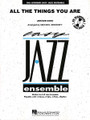 All the Things You Are by Jerome Kern and Oscar Hammerstein. Arranged by Michael Sweeney. For Jazz Ensemble (Score & Parts). Easy Jazz Ensemble Series. Grade 2. Score and parts. Published by Hal Leonard.

Definitely one of Jerome Kern's best offerings! This easy arrangement features a moderate Latin groove with alternating swing sections. Nice!

Instrumentation:

1 - FULL SCORE 12 pages

1 - ALTO SAX 1 2 pages

1 - ALTO SAX 2 2 pages

1 - TENOR SAX 1 2 pages

1 - TENOR SAX 2 2 pages

1 - BARITONE SAX 2 pages

1 - TRUMPET 1 2 pages

1 - TRUMPET 2 2 pages

1 - TRUMPET 3 2 pages

1 - TRUMPET 4 2 pages

1 - TROMBONE 1 2 pages

1 - TROMBONE 2 2 pages

1 - TROMBONE 3 2 pages

1 - TROMBONE 4 2 pages

1 - AUX PERCUSSION 1 page

1 - DRUMS 2 pages

1 - PIANO 4 pages

1 - GUITAR 2 pages

1 - BASS 2 pages