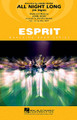 All Night Long (All Night) by Lionel Richie. Arranged by Michael Brown and Will Rapp. For Marching Band (Score & Parts). Esprit Marching Band. Grade 3. Softcover. Published by Hal Leonard.

Lionel Richie's monster hit from 1983 is back again with this driving arrangement for the field or stands. With an active percussion score and signature brass licks, let the party begin!

Instrumentation:

- FULL SCORE 12 pages

- FLUTE/PICCOLO 1 page

- BB CLARINET 1 page

- EB ALTO SAX 1 page

- BB TENOR SAX 1 page

- EB BARITONE SAX 1 page

- 1ST BB TRUMPET 1 page

- 2ND BB TRUMPET 1 page

- F HORN 1 page

- BB HORN/FLUGELHORN 1 page

- TROMBONE 1 page

- BARITONE B.C. (OPT. TBN. 2) 1 page

- BARITONE T.C. 1 page

- TUBA 1 page

- ELECTRIC BASS 1 page

- SNARE DRUM 2 pages

- CYMBALS 1 page

- QUAD TOMS 2 pages

- MULTIPLE BASS DRUMS 2 pages

- AUX PERCUSSION 1 page

- MALLET PERCUSSION 1 1 page

- MALLET PERCUSSION 2 1 page