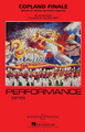 Copland Finale ((Based on themes by Aaron Copland)). By Jay Bocook. Arranged by Will Rapp. For Marching Band. Performance/Easy Limited Edition. Grade 4. Published by Boosey & Hawkes.

The brass section announces the beginning of this production/closer with a powerful 6/8 fanfare. The pace then quickens with the energetic main theme, followed by a feature for percussion and woodwinds. The final segment that evolves provides a breathtaking and exuberant finishing statement.

Instrumentation:

1 - CONDUCTOR SCORE (FULL SCORE) 16 pages

16 - FLUTE/PICCOLO 2 pages

8 - BB CLARINET 1 2 pages

8 - BB CLARINET 2 2 pages

8 - EB ALTO SAX 2 pages

4 - BB TENOR SAX 2 pages

2 - EB BARITONE SAX 1 page

8 - 1ST BB TRUMPET 2 pages

8 - 2ND BB TRUMPET 1 page

8 - 3RD BB TRUMPET 1 page

8 - F HORN 2 pages

4 - BB HORN/FLUGELHORN 2 pages

8 - 1ST TROMBONE 2 pages

8 - 2ND TROMBONE 2 pages

4 - BARITONE B.C. 2 pages

4 - BARITONE T.C. 2 pages

8 - TUBA 1 page

2 - ELECTRIC BASS 1 page

8 - SNARE DRUM 2 pages

4 - CYMBALS 1 page

4 - QUAD TOMS 2 pages

4 - MULTIPLE BASS DRUMS 2 pages

2 - AUX PERCUSSION 1 page

2 - MALLET PERCUSSION 1 2 pages

2 - MALLET PERCUSSION 2 2 pages