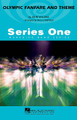 Olympic Fanfare and Theme by John Williams. Arranged by Paul Lavender. For Marching Band. Series One Marching Band. Grade 2-3. Published by Hal Leonard.

Instrumentation:

1 - FULL SCORE 8 pages

16 - FLUTE/PICCOLO 1 page

16 - BB CLARINET 1 page

8 - EB ALTO SAX 1 page

4 - BB TENOR SAX 1 page

2 - EB BARITONE SAX 1 page

8 - 1ST BB TRUMPET 1 page

8 - 2ND BB TRUMPET 1 page

8 - F HORN 1 page

4 - BB HORN/3RD BB TPT 1 page

8 - TROMBONE 1 page

8 - BARITONE B.C. 1 page

4 - BARITONE T.C. 1 page

6 - TUBA 1 page

2 - ELECTRIC BASS 1 page

6 - SNARE DRUM 1 page

2 - CYMBALS 1 page

2 - TRIPLE TOMS 1 page

2 - BASS DRUM 1 page

2 - AUX PERCUSSION 1 page

4 - BELLS/XYLOPHONE 1 page