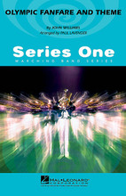 Olympic Fanfare and Theme by John Williams. Arranged by Paul Lavender. For Marching Band. Series One Marching Band. Grade 2-3. Published by Hal Leonard.

Instrumentation:

1 - FULL SCORE 8 pages

16 - FLUTE/PICCOLO 1 page

16 - BB CLARINET 1 page

8 - EB ALTO SAX 1 page

4 - BB TENOR SAX 1 page

2 - EB BARITONE SAX 1 page

8 - 1ST BB TRUMPET 1 page

8 - 2ND BB TRUMPET 1 page

8 - F HORN 1 page

4 - BB HORN/3RD BB TPT 1 page

8 - TROMBONE 1 page

8 - BARITONE B.C. 1 page

4 - BARITONE T.C. 1 page

6 - TUBA 1 page

2 - ELECTRIC BASS 1 page

6 - SNARE DRUM 1 page

2 - CYMBALS 1 page

2 - TRIPLE TOMS 1 page

2 - BASS DRUM 1 page

2 - AUX PERCUSSION 1 page

4 - BELLS/XYLOPHONE 1 page