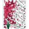 NOTE CARDS FLORAL SHEET MUSIC 4.25 X 5.5 8/BOX 