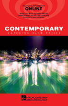 Online by Brad Paisley and Chris Dubois. Arranged by Paul Murtha. For Marching Band (Score & Parts). Contemporary Marching Band. Grade 3-4. Published by Hal Leonard.

Here's a cross-over country hit that's tailor-made for marching band, since the original recording actually features a band playing the chorus! In a very danceable style and powerfully scored, this one will help you rock the stands on a Friday night!

Instrumentation:

1 - FULL SCORE 8 pages

16 - FLUTE/PICCOLO 1 page

16 - BB CLARINET 1 page

8 - EB ALTO SAX 1 page

4 - BB TENOR SAX 1 page

2 - EB BARITONE SAX 1 page

8 - 1ST BB TRUMPET 1 page

8 - 2ND BB TRUMPET 1 page

8 - 3RD BB TRUMPET 1 page

8 - F HORN 1 page

4 - BB HORN/FLUGELHORN 1 page

8 - 1ST TROMBONE 1 page

8 - 2ND TROMBONE 1 page

4 - BARITONE B.C. 1 page

4 - BARITONE T.C. 1 page

8 - TUBA 1 page

2 - ELECTRIC BASS 1 page

8 - SNARE DRUM 1 page

4 - CYMBALS 1 page

4 - QUAD TOMS 1 page

4 - MULTIPLE BASS DRUMS 1 page

2 - AUX PERCUSSION 1 page

4 - BELLS/XYLOPHONE 1 page