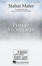 Stabat Mater by Philip Stopford. For Choral (UNIS). Henry Leck Creating Artistry. 8 pages. Published by Hal Leonard.

Originally written as a solo work, this unison setting for treble voices and organ depicts Mary standing at the foot of the cross. In the music, the falling phrases represent Mary's weeping - and the rising phrases, her grief and great sadness of heart.

Minimum order 6 copies.