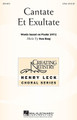 Cantate Et Exultate by Ken Berg. For Choral (2PT TREBLE). Henry Leck Creating Artistry. 8 pages. Published by Hal Leonard.

With a text based on Psalm 147, this delightful work for treble choir is composed in a neoclassical style with dancing imitative melodies and contrapuntal lines. The contrasting B section is legato and in the relative minor, before the final recapitulation. Easily-learned Latin text and English.

Minimum order 6 copies.