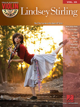 Lindsey Stirling. (Violin Play-Along Volume 35). By Lindsey Stirling. For Violin. Violin Play-Along. Softcover with CD. 24 pages. Published by Hal Leonard.

The Violin Play-Along series will help you play your favorite songs quickly and easily. Just follow the music, listen to the CD to hear how the violin should sound, and then play along using the separate backing tracks. With the melody and lyrics included in the book, you may also choose to sing along. Chord symbols are provided should you wish to elaborate on the melody. The audio CD is playable on any CD player, and also enhanced so Mac & PC users can adjust the recording to any tempo without changing pitch!

This volume includes: Michael Jackson Medley • Party Rock Anthem • Pump It • Right Round • River Flows in You • Starships • A Thousand Years • We Found Love.